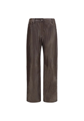 Magda Butrym straight-leg trousers - Brown