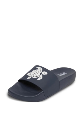 Vilebrequin turtle-patch slides - Blue