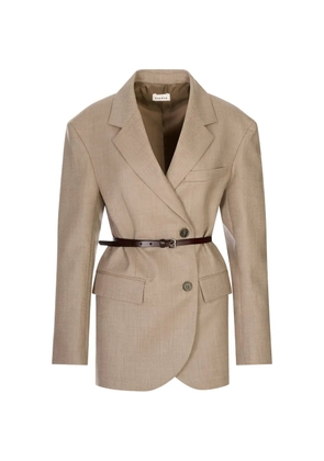 P.A.R.O.S.H. belted double-breasted blazer - Neutrals
