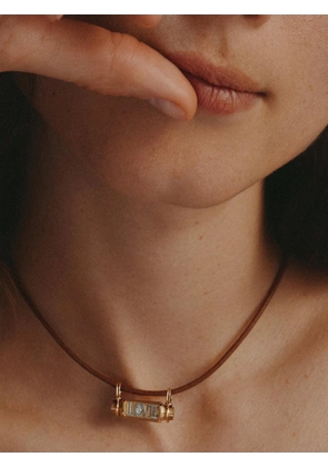 Marie Lichtenberg Love Smash locket necklace - Gold