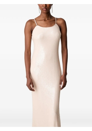 Patrizia Pepe sequin-embellished maxi dress - Pink