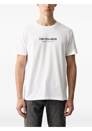 Trussardi logo-print T-shirt - White