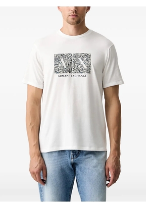 Armani Exchange logo-print short-sleeve T-shirt - White