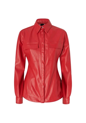 PINKO flap-pocket shirt - Red