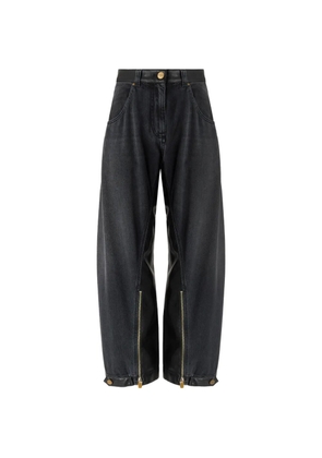 PINKO panelled zipped jeans - Black