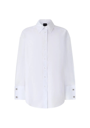 PINKO embellished-cuff cotton shirt - White