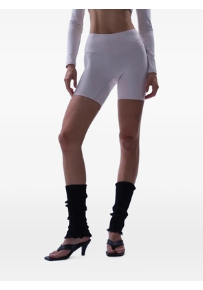 God Save Queens high-waisted cycling shorts - Neutrals