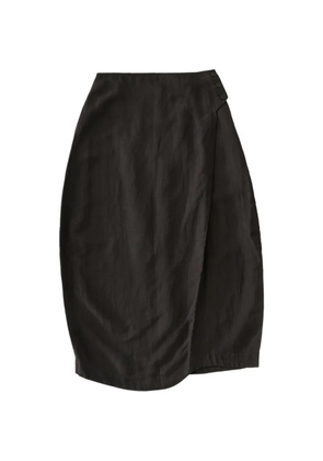Studio Nicholson Bryde tapered midi skirt - Black
