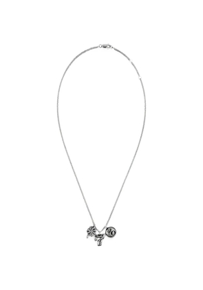 TWOJEYS charm-detail sterling silver necklace