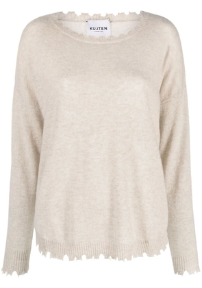 kujten Mela cashmere jumper - Neutrals