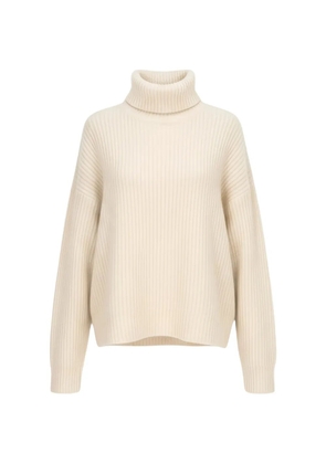 Isaia ribbed-knit roll-neck sweater - Neutrals