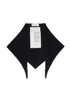 extreme cashmere knitted snood scarf - Blue