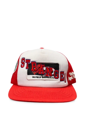 Better with Age Stranger embroidered trucker cap - White