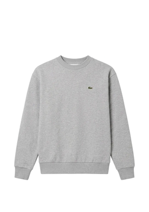 Lacoste logo-patch sweater - Grey