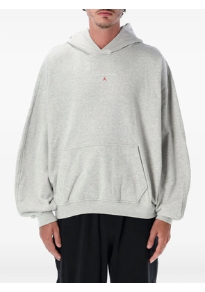 Jordan flight fleece oversized pullover hoodie - Grey