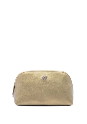 CHANEL Pre-Owned 2006-2008 CC Metallic Calfskin Cosmetic pouch - Gold