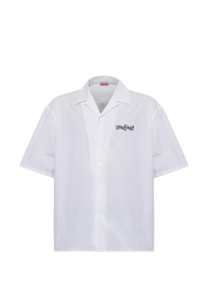 Kenzo tiger-print short-sleeve shirt - White