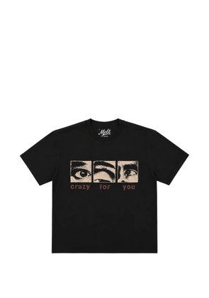 Melt graphic-print T-shirt - Black