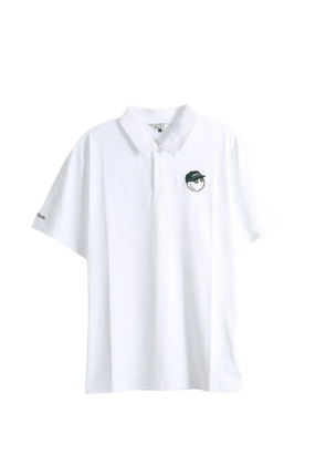 Malbon Golf logo-embroidered polo shirt - White