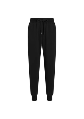 Dolce & Gabbana jersey trousers with patch - Black