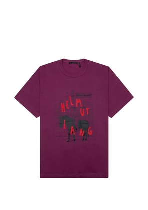Helmut Lang Scribble Logo T-shirt - Purple