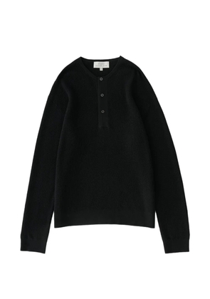 Studio Nicholson Corine wool long-sleeve sweater - Black