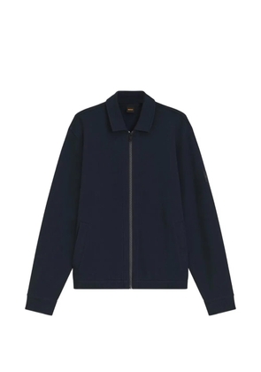 BOSS zip-up shirt jacket - Blue