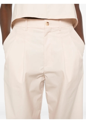 WARDROBE.NYC pleated palazzo pants - Neutrals