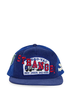 Better with Age Stranger corduroy trucker hat - Blue