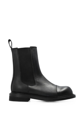 Moschino leather Chelsea boots - Black
