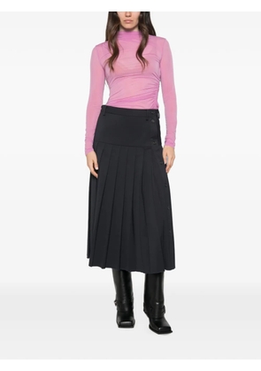 Patrizia Pepe sheer draped top - Pink
