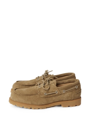 Studio Nicholson Guston suede boat shoes - Neutrals