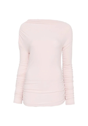 Patrizia Pepe draped off-shoulder top - Pink