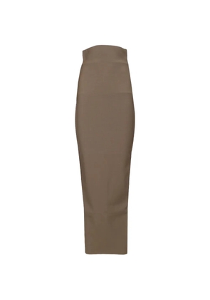 Rick Owens Dirt Pillar maxi skirt - Brown