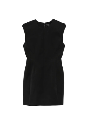 Mugler padded-shoulder sleeveless mini dress - Black