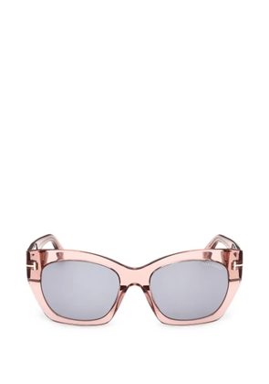 TOM FORD Joni square-frame sunglasses - Pink