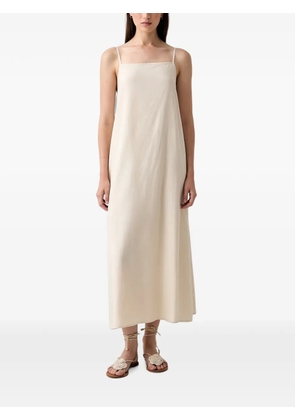 VICOLO spaghetti-strap scoop-back maxi dress - Neutrals
