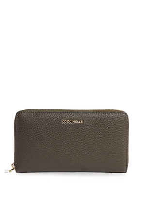 Coccinelle large leather wallet - Grey