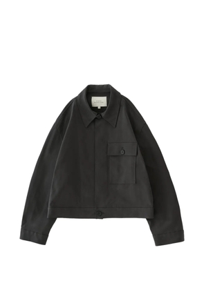 Studio Nicholson Drey flap-pocket cotton jacket - Black