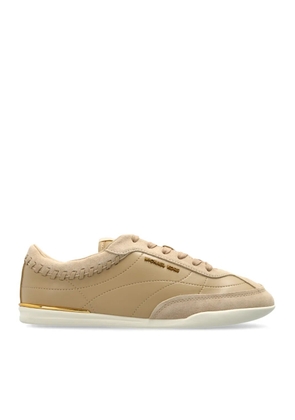 Michael Michael Kors Nolan whipstitch sneakers - Neutrals