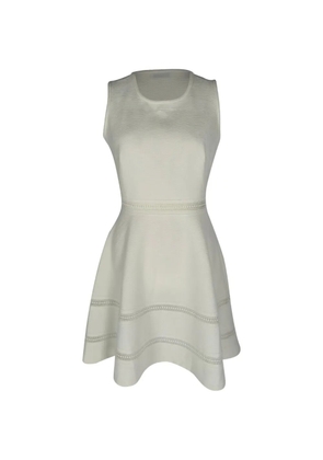 SANDRO Carrie lace-trim mini dress - White