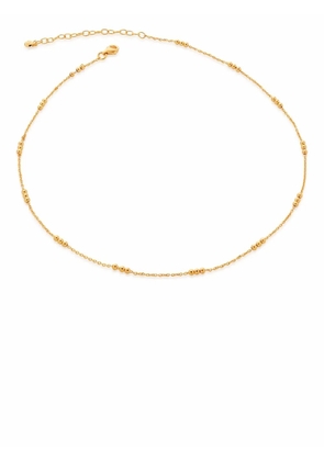 Monica Vinader Triple Beaded 14-16' choker necklace - Gold