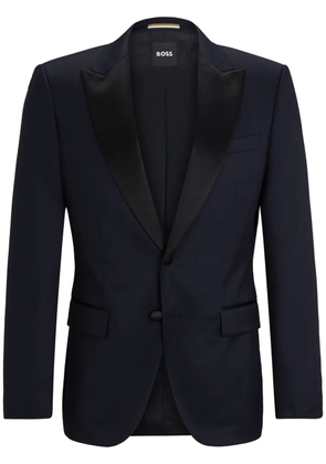 BOSS peak-lapel jacket - Blue