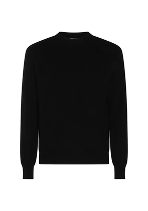 Malo ribbed-knit cashmere sweater - Black