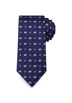 Bona Furtuna paisley-print silk tie - Blue