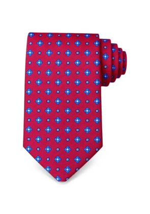 Bona Furtuna floral-print tie - Red