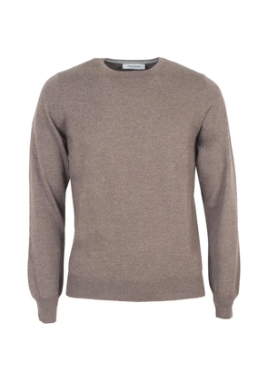 Gran Sasso Collar crew-neck sweater - Neutrals