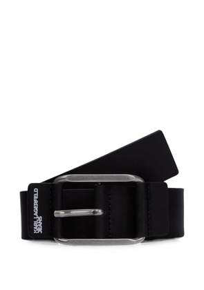 Karl Lagerfeld Jeans leather belt - Black