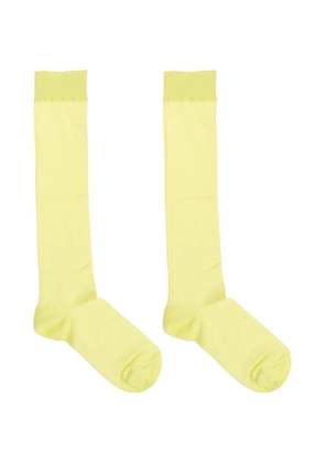Issey Miyake transparent knee-high socks - Green