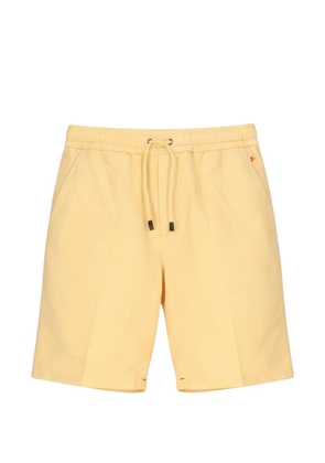 Isaia drawstring-waist shorts - Yellow